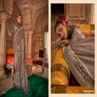 Kreshva Sannari Wholesale Poly Viscose Silk Party Wear Sarees