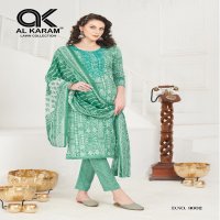 Al Karam Heritage Vol-3 Wholesale Self Embroidery Dress Material