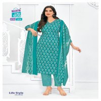 MCM Life Style Vol-10 Wholesale Pure Cotton Printed Readymade Dress