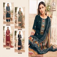 campus by alok zam discharge print solid design dress material