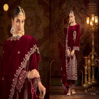 winter luxury by belliza designer velvet designer winter pakistani suit