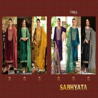 sabhyata by ibiza viscose velvet unique colours dress material exports