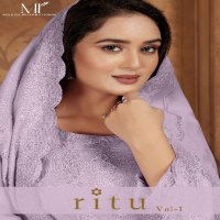 Moksh Ritu Vol-1 Wholesale Heavy Peri Chanderi Top With Bottom And Dupatta