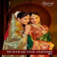 Saroj Mubarak Silk Saroski Vol-2 Wholesale Silk With Heavy Banarasi Sarees