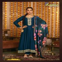 Karissa Gehna Wholesale Full Kali Ghera Top With Pant And Dupatta