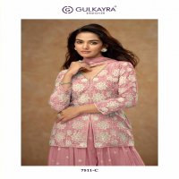 Gulkayra Firdous Wholesale Real Chinon Free Size Stitched Suits