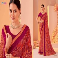 Vipul Sangini Vol-2 Wholesale Georgette Fabrics Indian Sarees