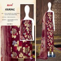 Bipson Kalarang 2807 Wholesale Pure Chanderi Foil With Work Dress Material