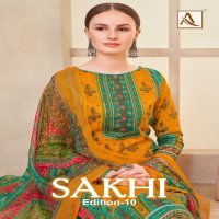 alok sakhi vol 10 zam discharge print modern pakistani dress material