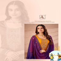 patiyala suit by alok zam cotton attractive look dress material supplier