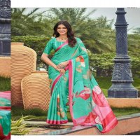 neha vol 2 by kashvi creation dull moss classic look saree online