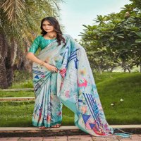 neha vol 2 by kashvi creation dull moss classic look saree online