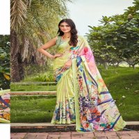 neha vol 2 by kashvi creation dull moss classic look saree online