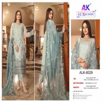 al khushbu alk afifa 6027-6029 georgette modern pakistani salwar suit