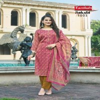 sakshi vol 1 by taniksh tissue fully stitch elegant style ladies suit