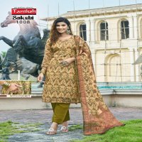 sakshi vol 1 by taniksh tissue fully stitch elegant style ladies suit