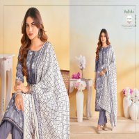 Radhika Azara Blossom Vol-15 Wholesale Blossom Cotton With Work Dress Material