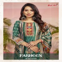 farheen 2944 by bipson prints korean velvet stylish winter ladies suit