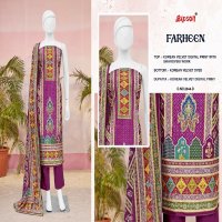 farheen 2944 by bipson prints korean velvet stylish winter ladies suit