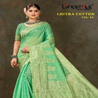 Lifestyle Chitra Cotton Vol-16 Wholesale Ethnic Sarees