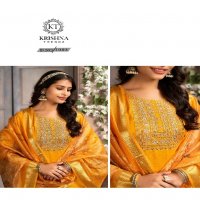 Krishna Dulhari Vol-1 Wholesale Straight Cut Top With Pant And Dupatta