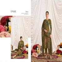 Glossy Simar Sajni Wholesale Natural Crepe With Handwork Suits