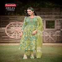 TANIKSH SRIJA VOL 10 FULL STITCH ANARKALI KURTI PANT DUPATTA COLLECTION