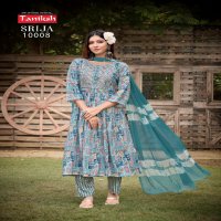TANIKSH SRIJA VOL 10 FULL STITCH ANARKALI KURTI PANT DUPATTA COLLECTION