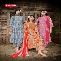 TANIKSH SRIJA VOL 10 FULL STITCH ANARKALI KURTI PANT DUPATTA COLLECTION