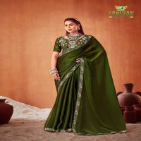 le quyen by sanskar tex prints moti chiffon stylish saree stitch blouse