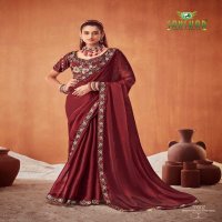 le quyen by sanskar tex prints moti chiffon stylish saree stitch blouse