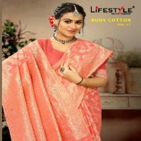 Lifestyle Ruby Cotton Vol-17 Wholesale Ethnic Sarees