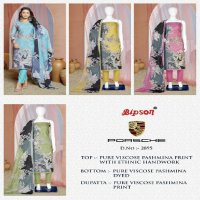 Bipson Porsche 2895 Wholesale Viscose Padhmina Winter Dress Material