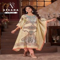 Afsana Kaftan 209 Wholesale Kaftan With Pant Collection