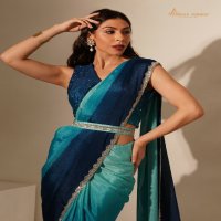 Amoha 101140 Wholesale Ready To Wear Stitched Sarees