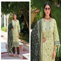 Shree Fabs Bin Saeed Lawn Collection Vol-15 Wholesale Pure Cotton With Self Embroidery Pakistani Suits