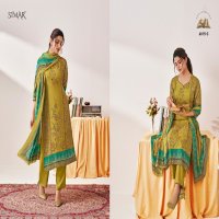 Glossy Simar Paakhi Wholesale Viscose Pashmina With Embroidery Winter Suits