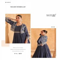 sayuri designer adah chinon silk exclusive fully stitch indo western dress