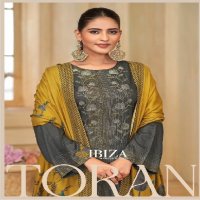 Ibiza Toran Wholesale Viscose Pashmina With Embroidery Work Winter Suits