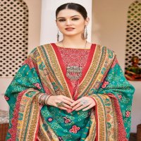 Harshit Winter Libaas Wholesale Pure Pashmina With Diamond Work Dress Material