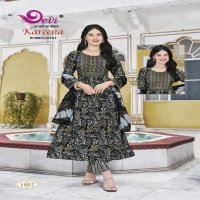 Devi Kareena Vol-1 Wholesale Umbrella Cut Kurtis With Pant And Dupatta