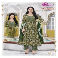 Devi Kareena Vol-1 Wholesale Umbrella Cut Kurtis With Pant And Dupatta