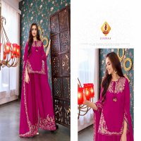 shruti suits bahara viscose rangoli readymade plazzo style 3pcs dress