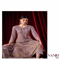 sanjh by sahiba itrana staple twill attractive print 3pcs salwar suits