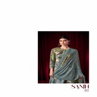 sanjh by sahiba itrana staple twill attractive print 3pcs salwar suits