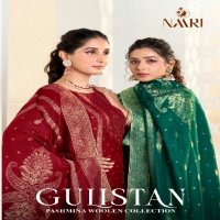 gulistan by naari viscose pashmina jacquard winter collection suits