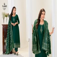 Naari Glori Wholesale Pure Pashmina With Handwork Winter Suits