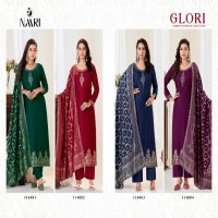 Naari Glori Wholesale Pure Pashmina With Handwork Winter Suits