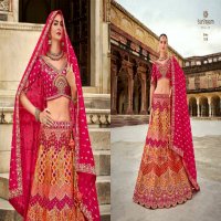 SurShyam Kalamkari D.no 101 To 110 Series Wholesale Bridal Designer Lehengas