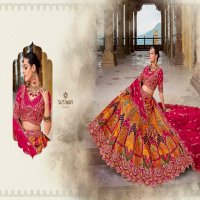 SurShyam Kalamkari D.no 101 To 110 Series Wholesale Bridal Designer Lehengas